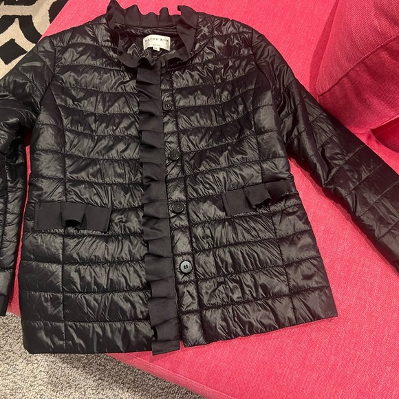 Black Patty Kim gros grain jacket - Picture 12 of 12